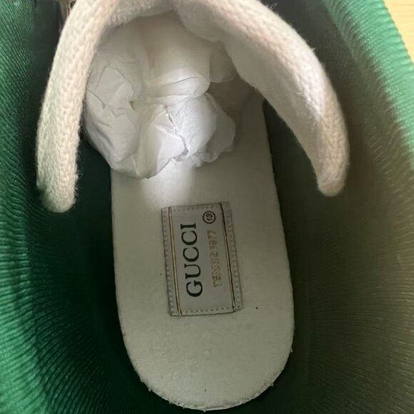 Gucci Tennis 1977 Canvas High Top Beige GG Print - Picture 6 of 8